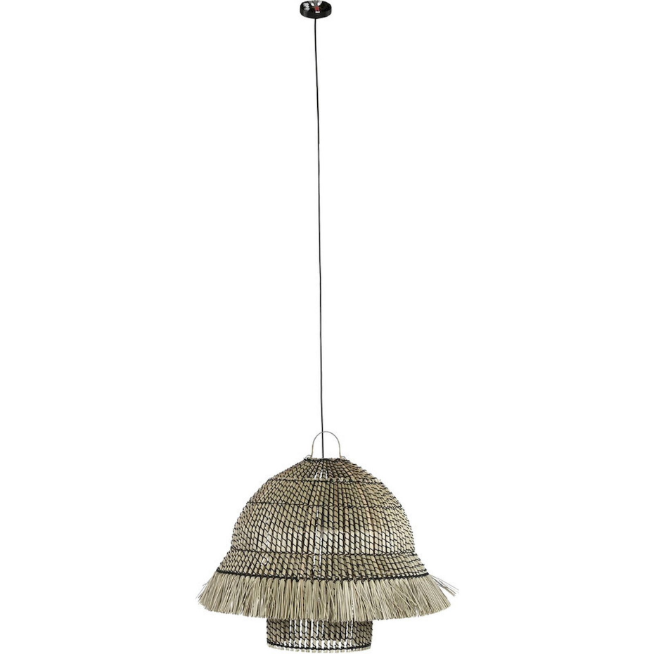 Suspension plafond ronde en fibre naturelle Item Home Lamps 2c 24