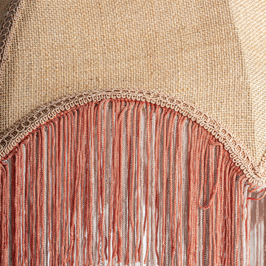 Lustre suspendu en jute style provençal