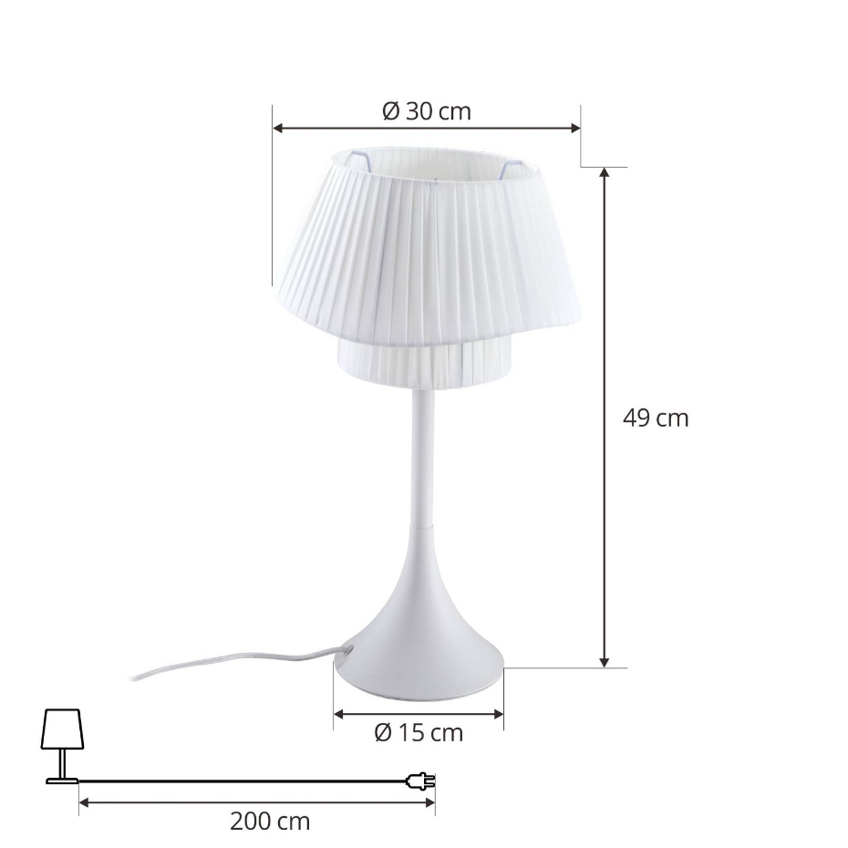 Lampe à poser en métal, Eryndor