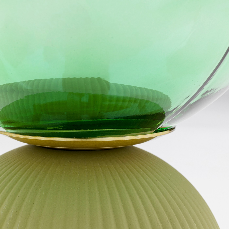 Lampe en verre et plâtre, MAGIC BALL