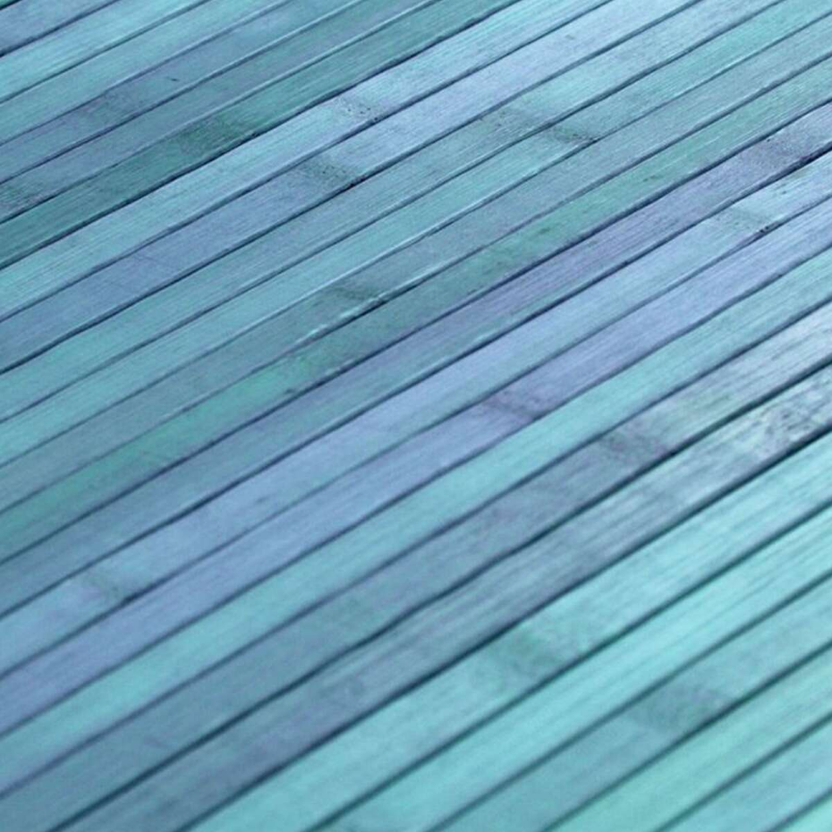 Tapis en bambou larges lattes ganse SOLO BAMBOO