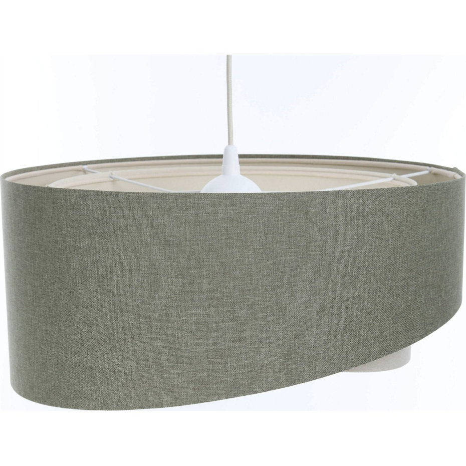 Suspension en lin rond Boho