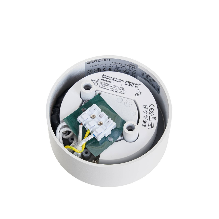 Plafonnier en aluminium moderneLED, Rotari