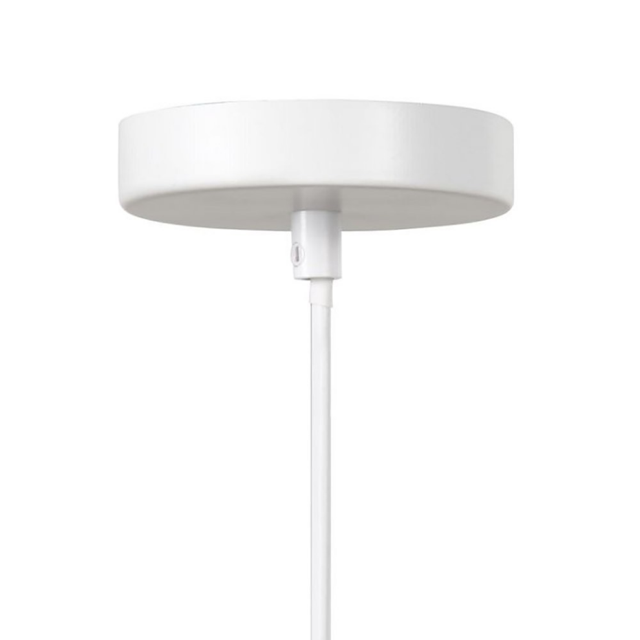 Suspension Double Tissu Aurélia Beige Blanc D52