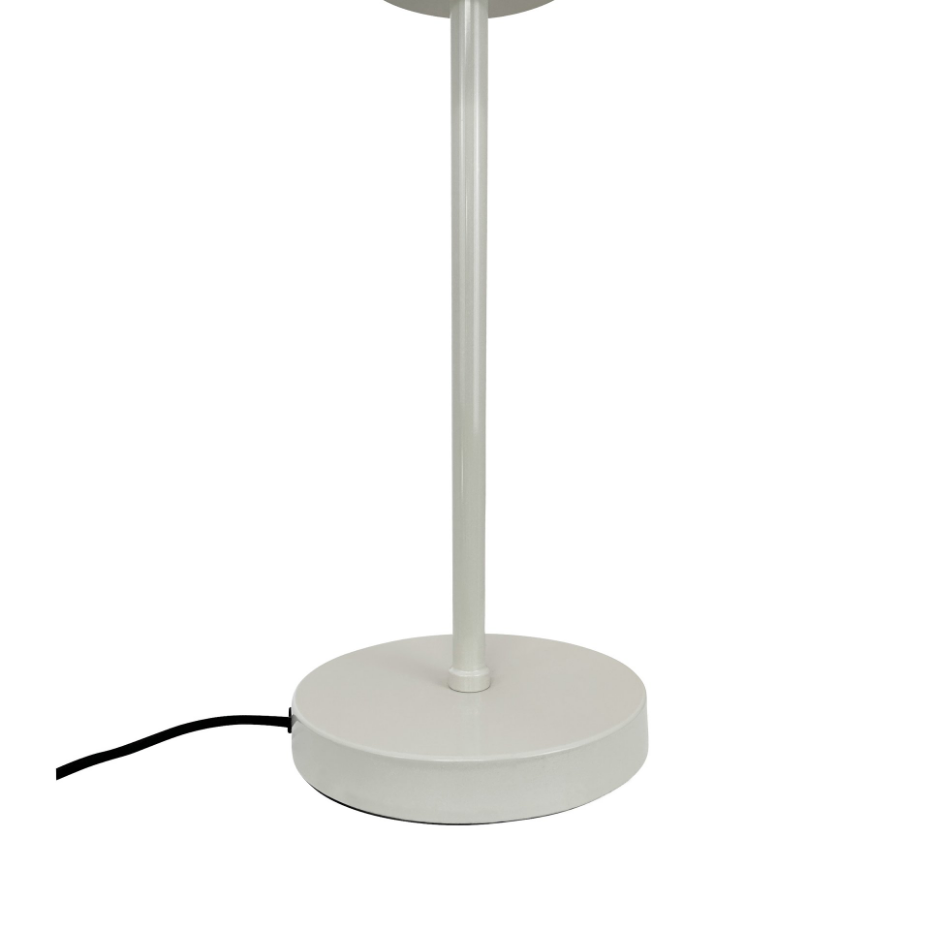Lampe à poser en métal blanc STOKE