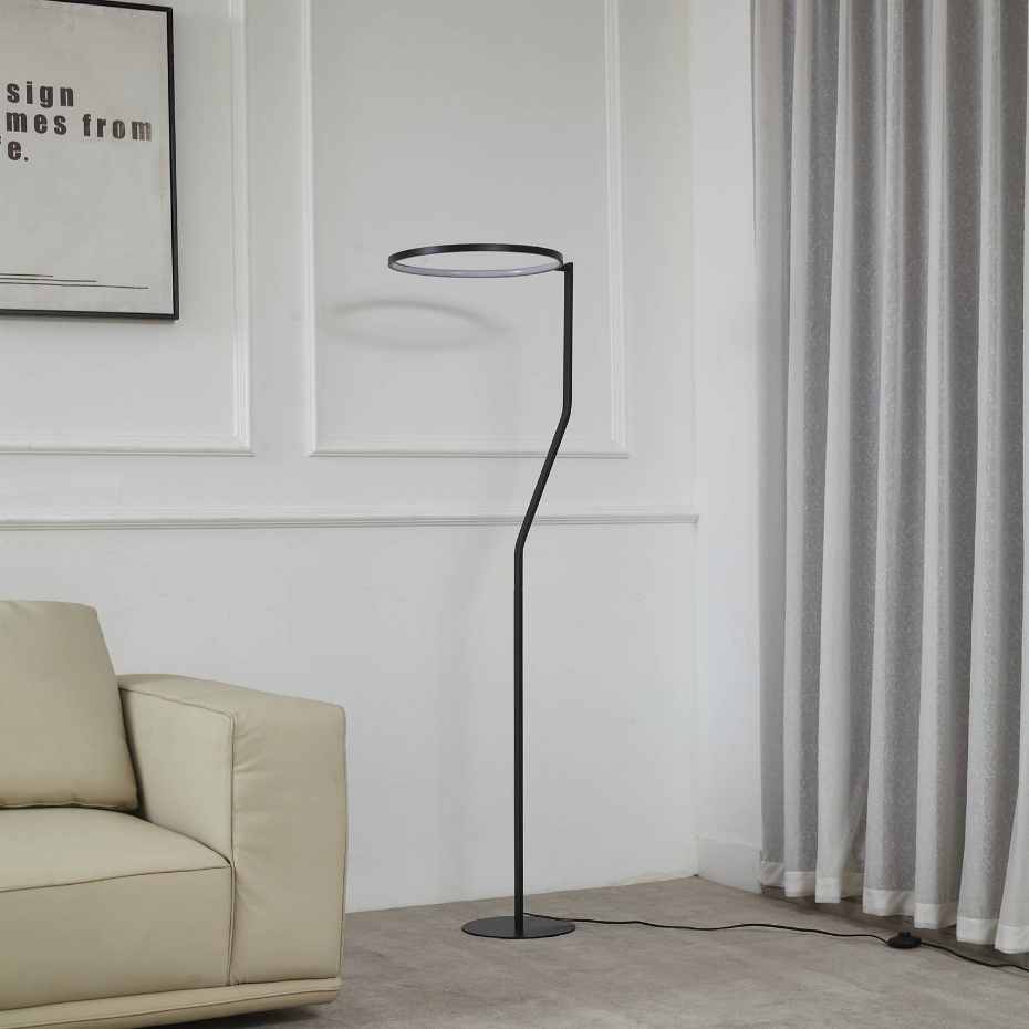 Lampadaire en métal moderneLED, Rayon