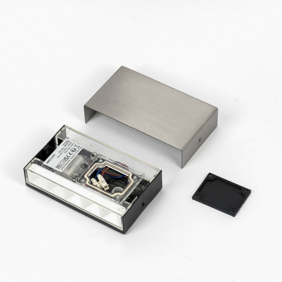 Applique extérieure en inox moderneLED