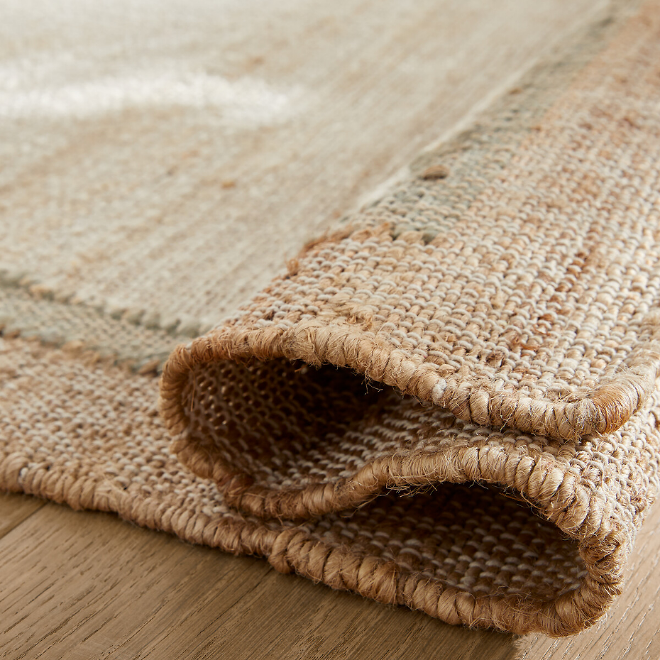 Tapis jute, tissé main, Ishika