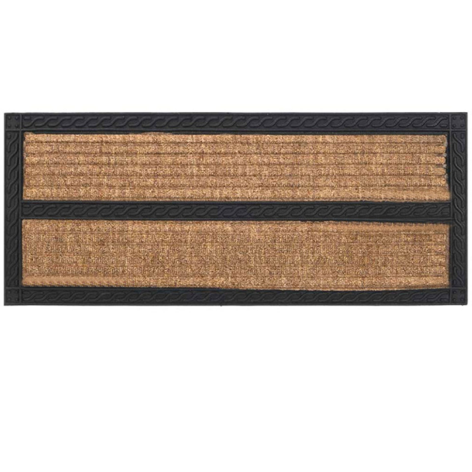 Paillasson coco et caoutchouc 60x25x0.5cm