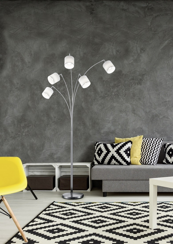 Lampadaire design en métal, TOMMY