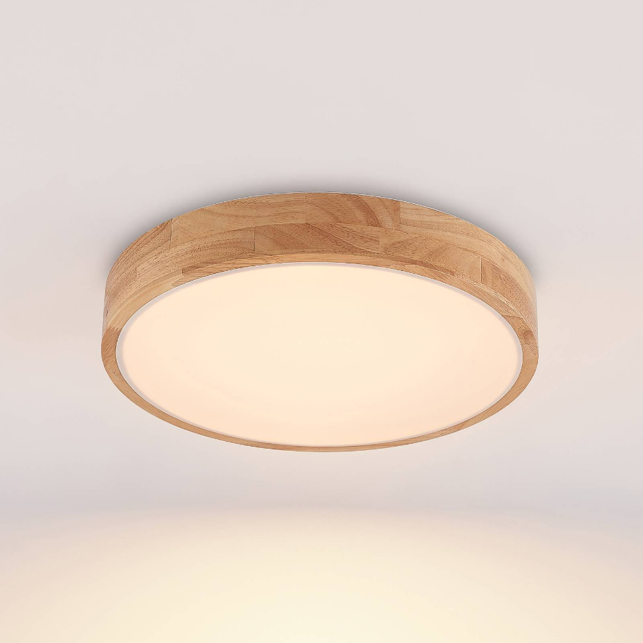Plafonnier en bois moderneLED, Milada