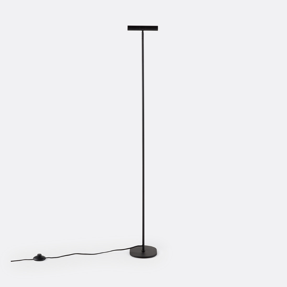 Lampadaire/liseuse orientable en métal fer, Joha