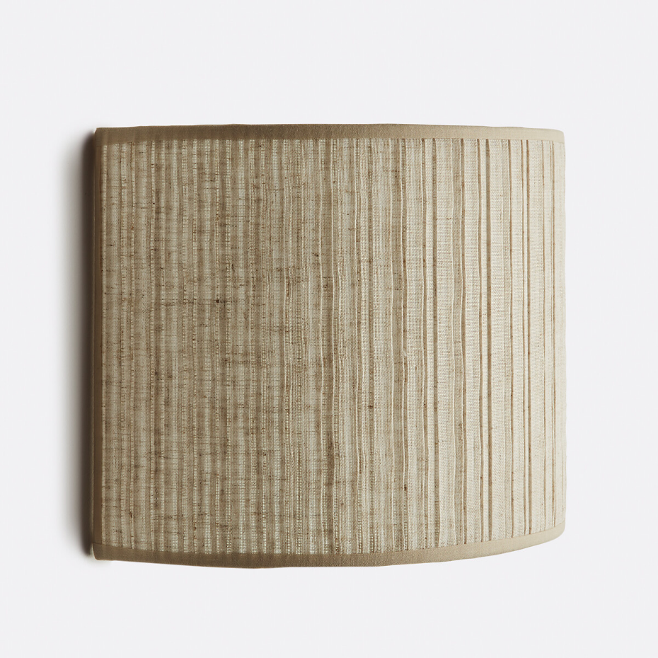 Applique en lin plissé H18 cm, Jakoma