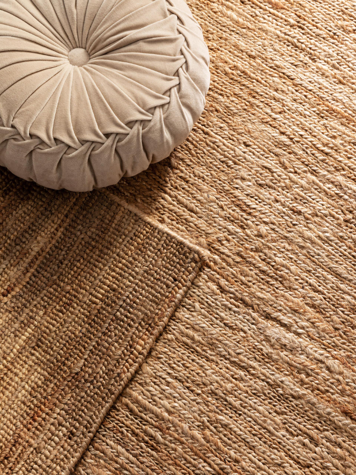 Tapis de jute noué main COSMO