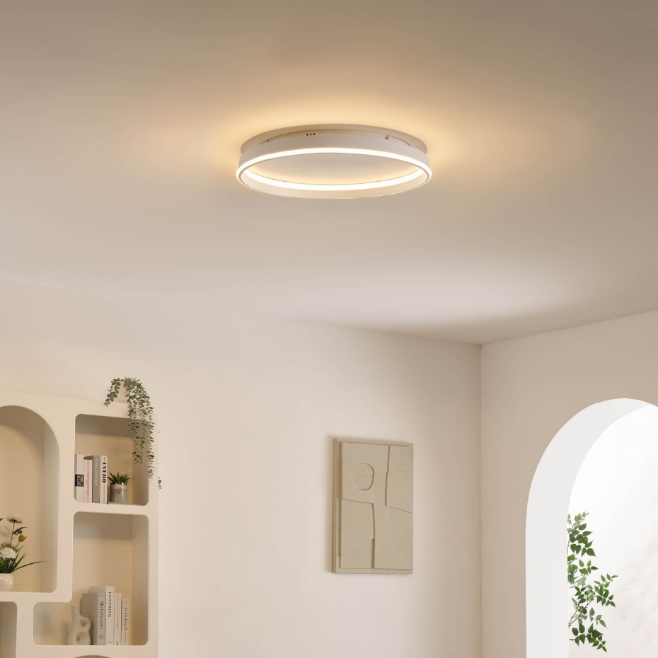 Grand plafonnier LED avec télécommande - SOLÉANE