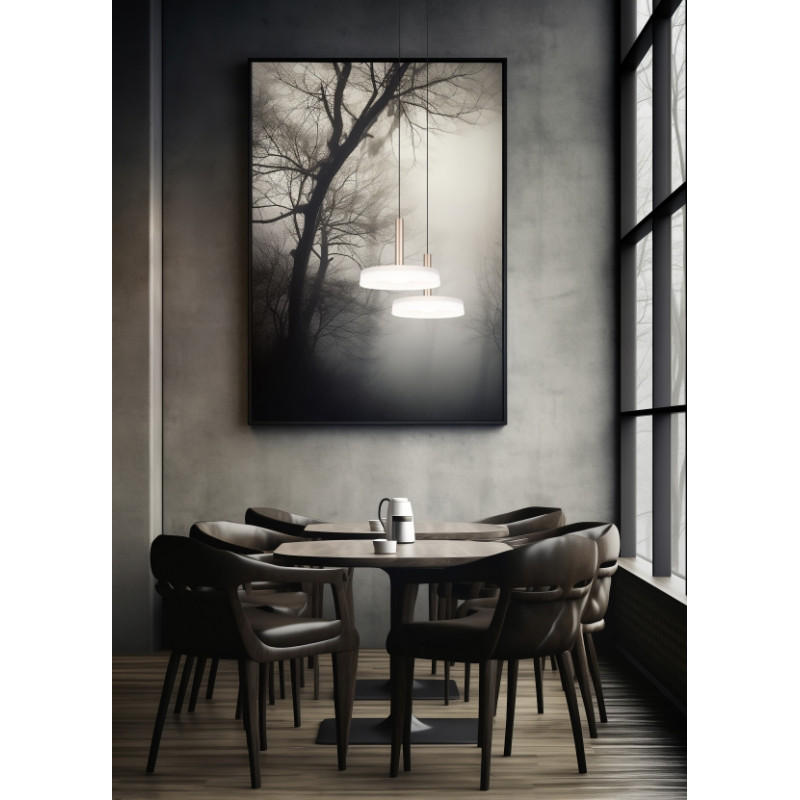 Suspension en verre design, D.22 , CELESTE