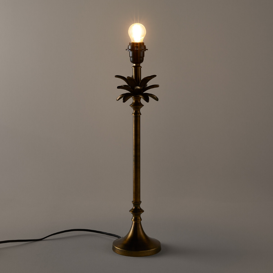 Pied de lampe à poser palmier Yvor