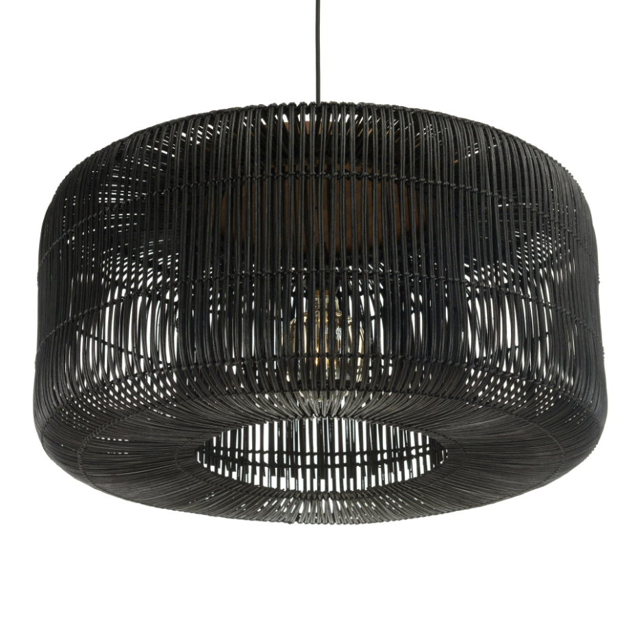 Suspension en rotin ronde 76cm FOLELLI