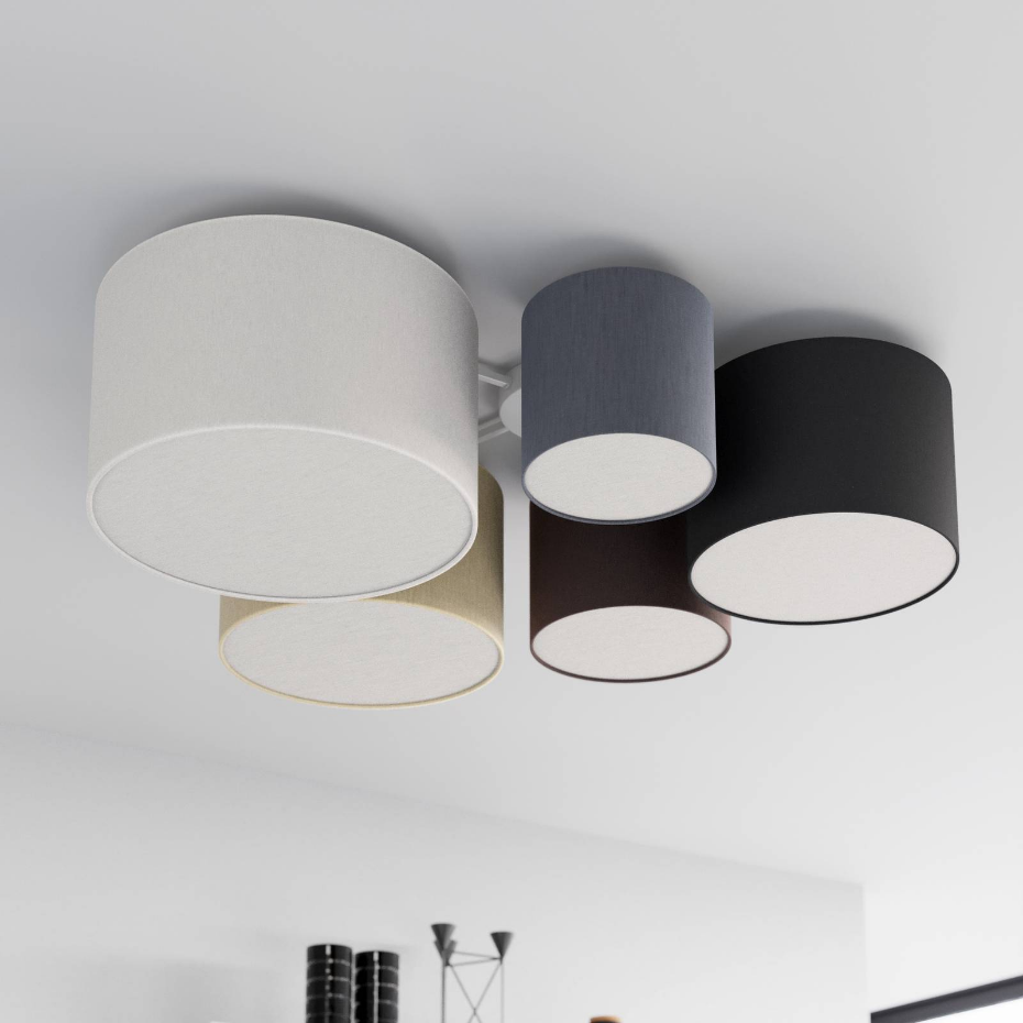 Plafonnier en textile moderne, Laurenz