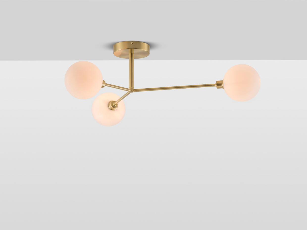 Plafonnier de 3 lampes