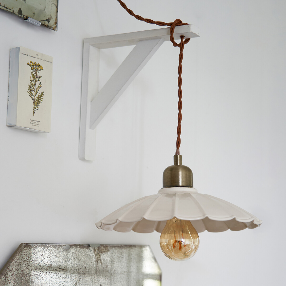 Suspension festonnée en métal fer, Festonia