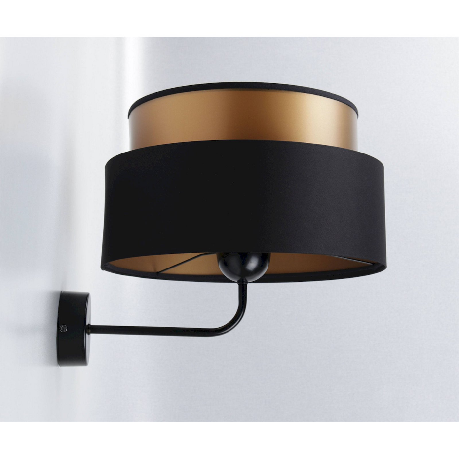 Applique murale ronde en PVC effet cuivre Duo ellegant