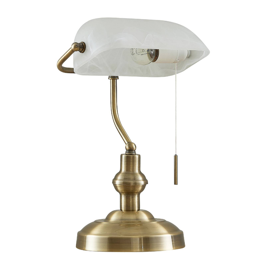 Lampe à poser en métal antique, Profina