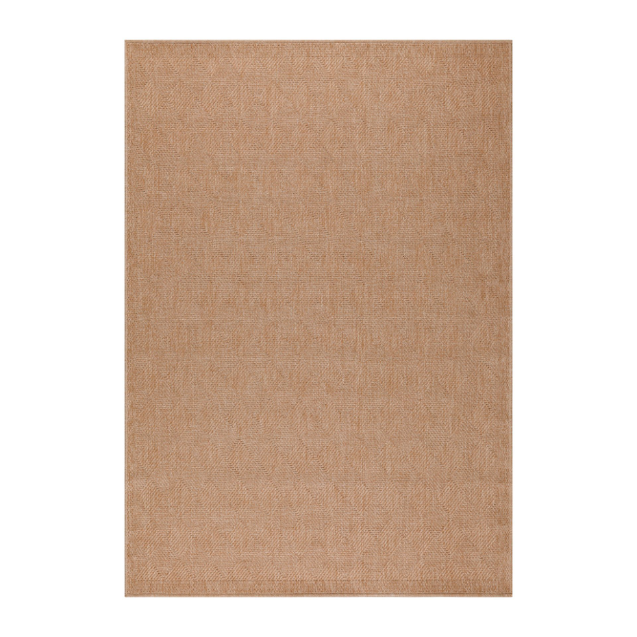 Tapis intérieur extérieur aspect jute chevron DHAKA