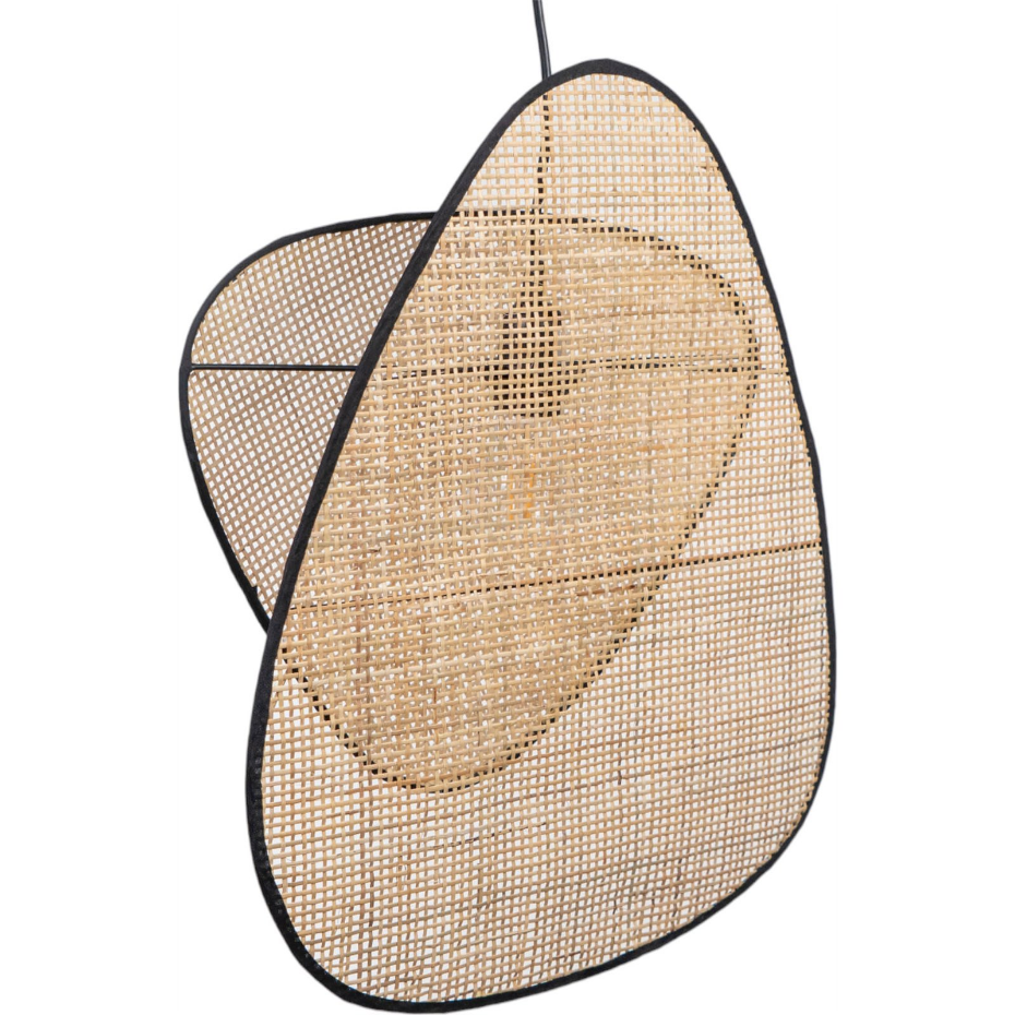 Suspension en bambou forme organique bord