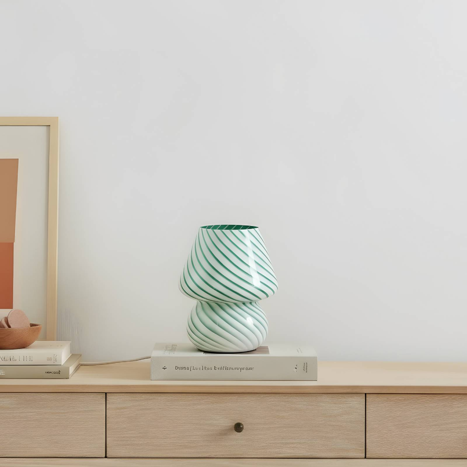 Lampe à poser en verre moderne, Andriana