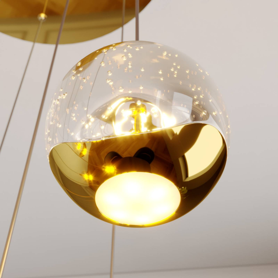 Suspension en verre designLED, Hayley