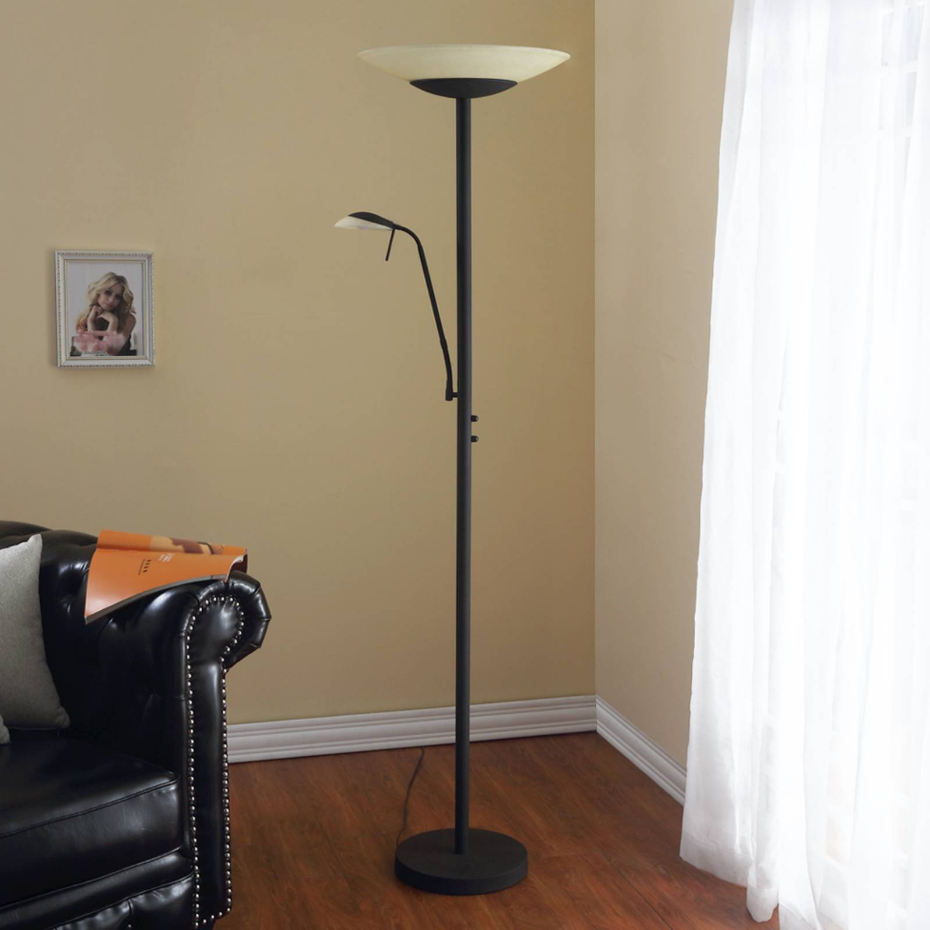 Lampadaire en métal moderneLED, Ragna