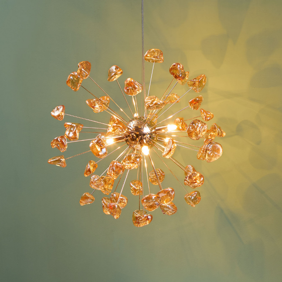 Suspension avec perles en verre - RIMELIA