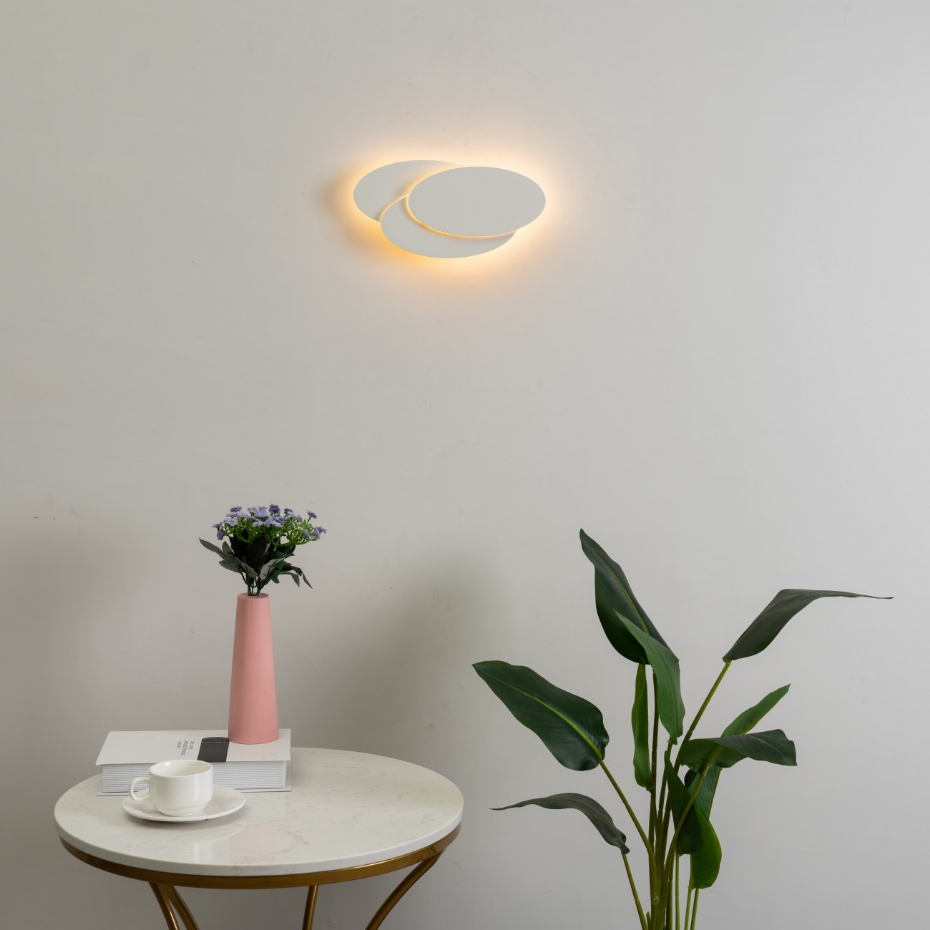 Applique LED triple ovale murale - TRIPLE LUNAR