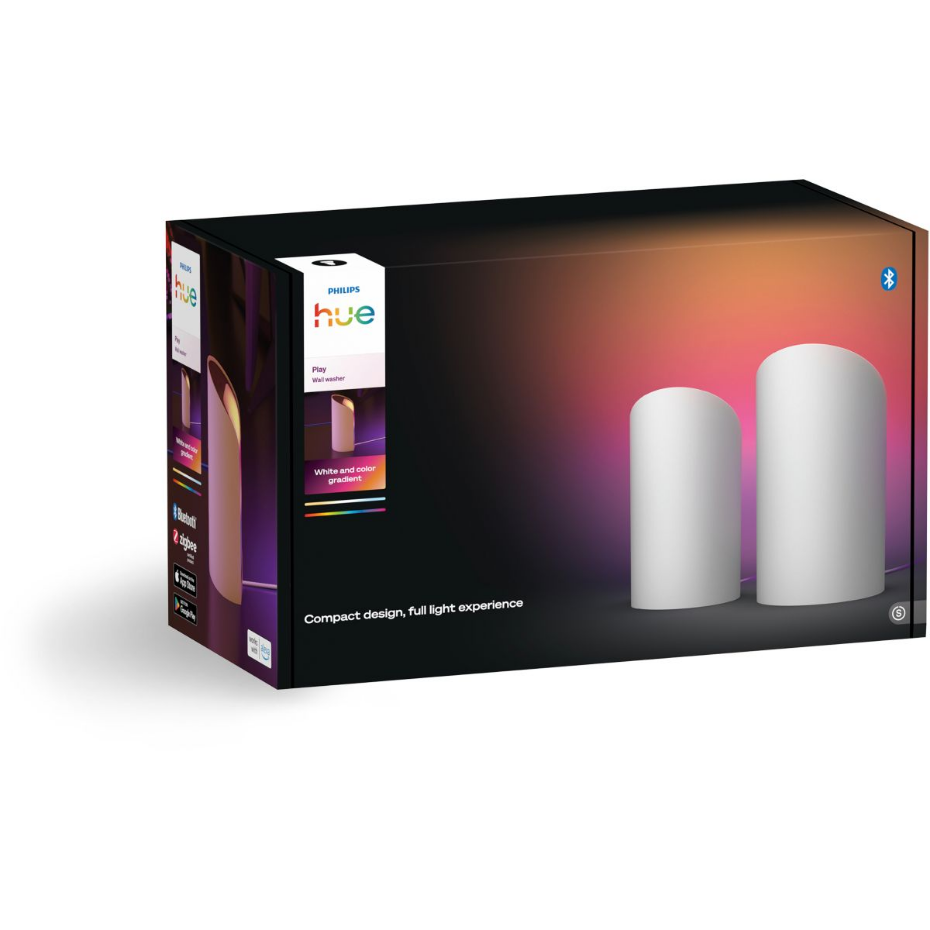 Lampe connectée Hue Play Wall washer 2-pack blanc