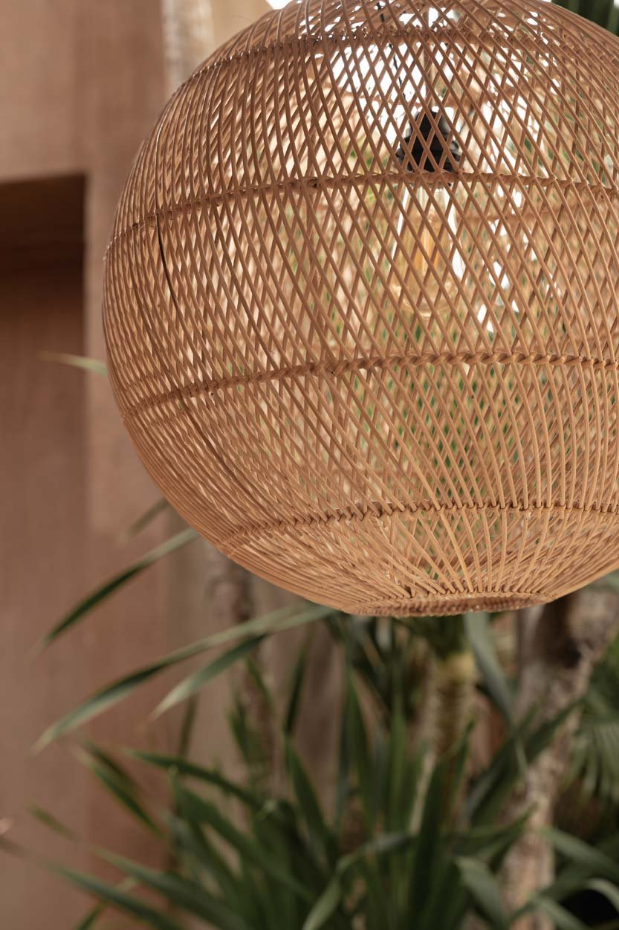 Suspension en rotin BUBBLE