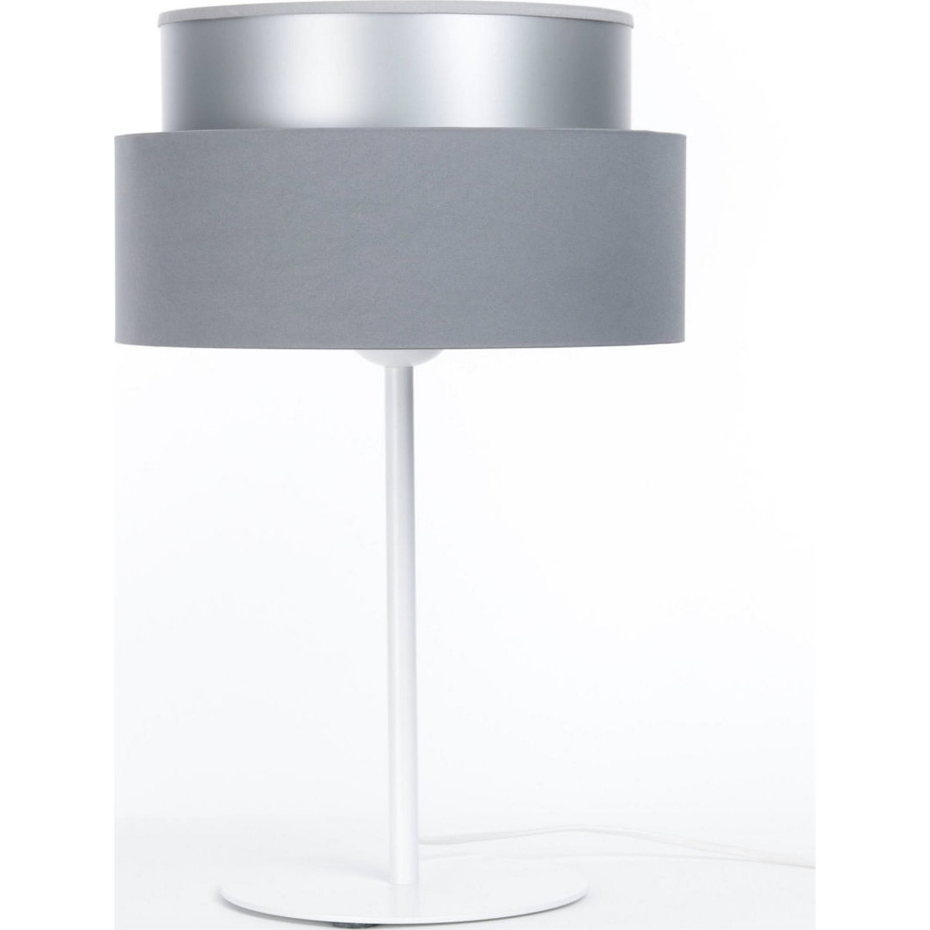 Lampe à poser ronde en tissu Duo ellegant