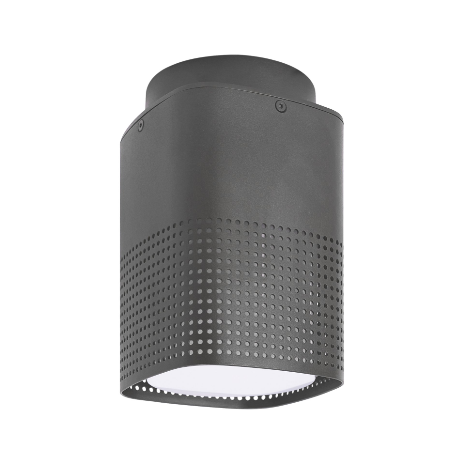 Plafonnier Sidara  Aluminium Seaside noir ,  H. 19 - IP54 - E27 /  Nordlux Extérieur