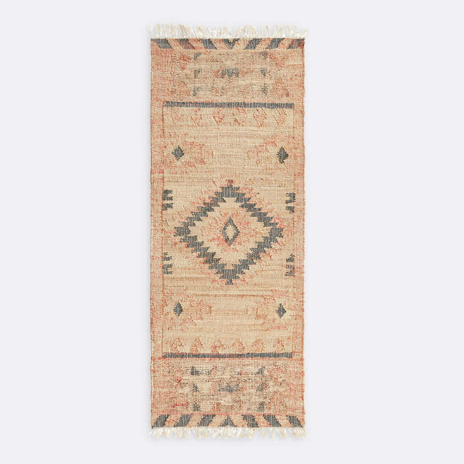 Tapis de couloir kilim effet used, Navaja