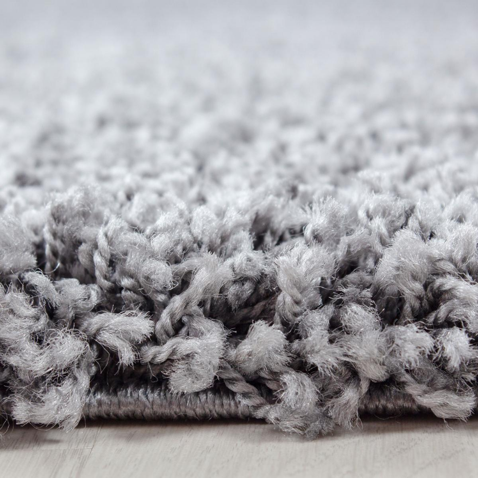Tapis poils longs shaggy tissé motif uni UNI L