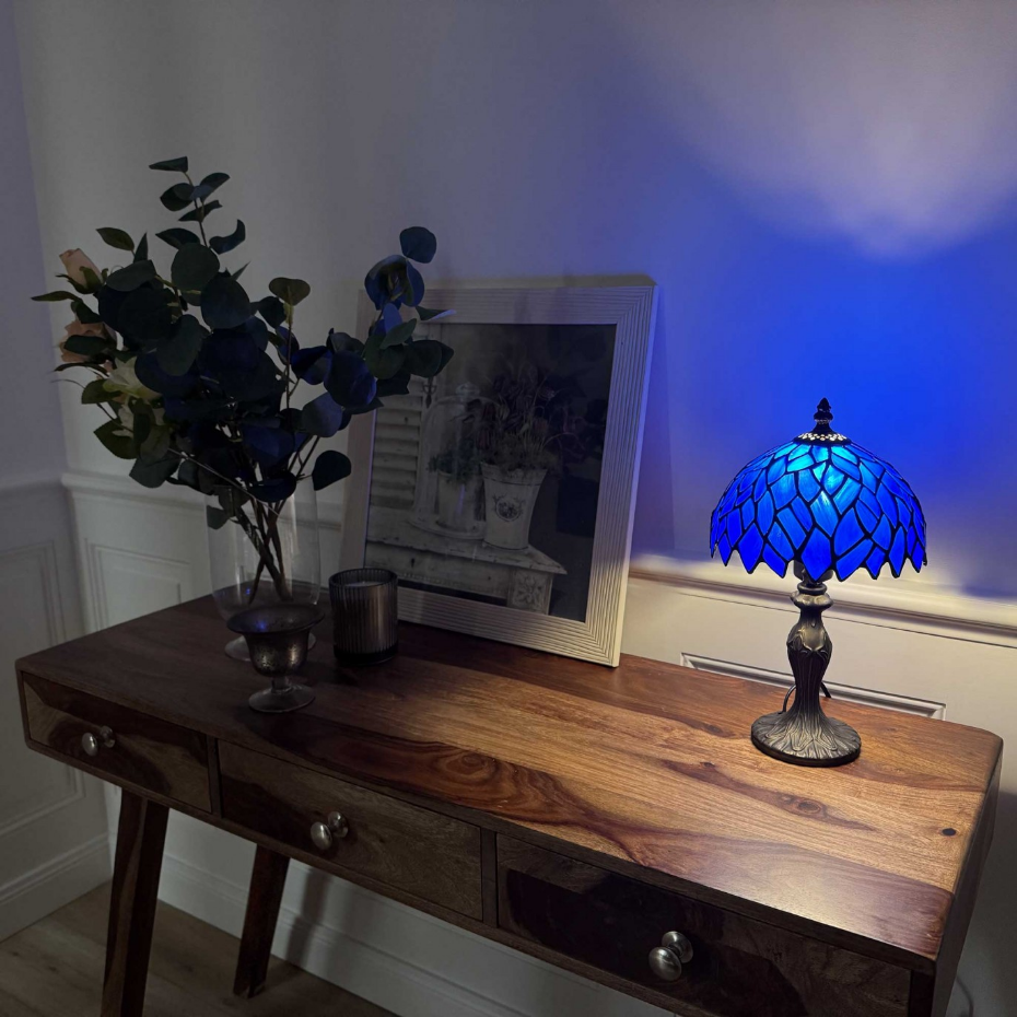 Lampe à poser petit modèle en verre mosaïque, TIFFANY CAMILLE