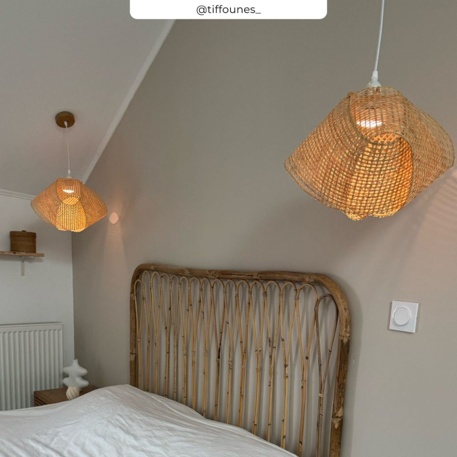 Suspension en bambou et métal D40 cm - ORTA