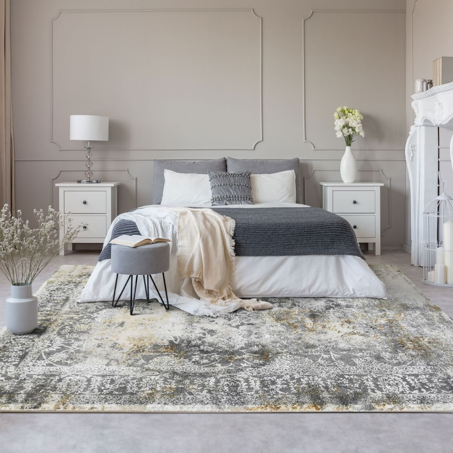 Tapis salon graphique BORGES USED