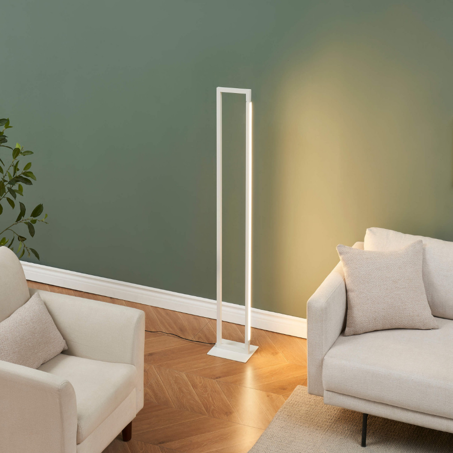 Lampadaire LED épuré en aluminium - LAKA