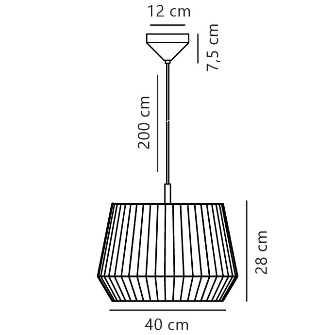 Suspension Coton DICTE