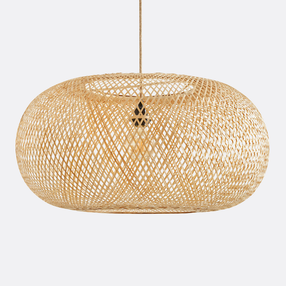 Suspension en bambou Ø65 cm, Ezia