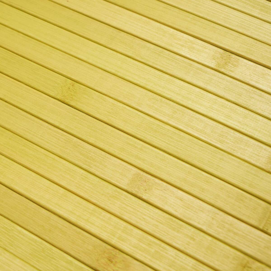 Tapis en bambou larges lattes ganse SOLO BAMBOO