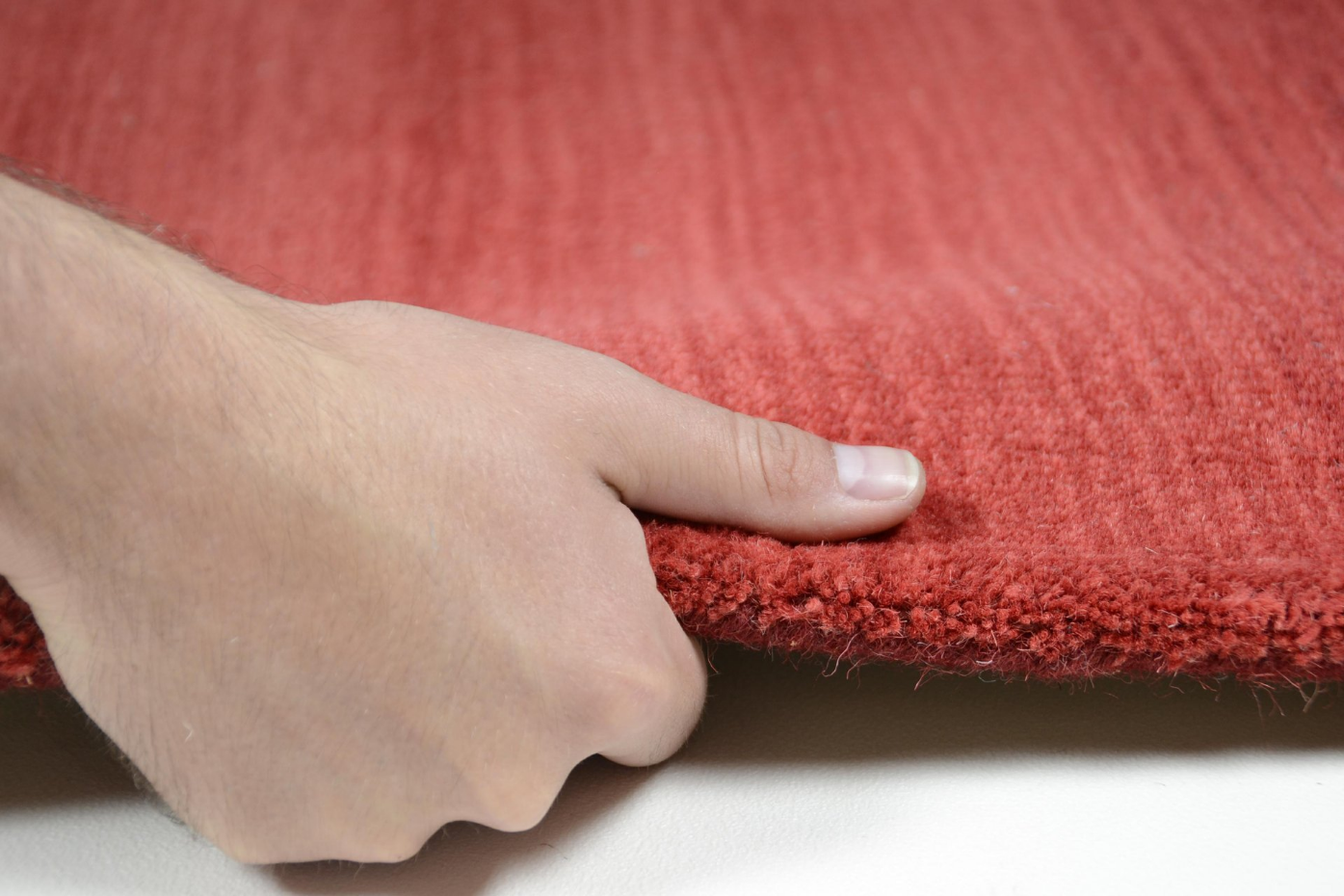 Tapis tissé main en couleurs vives et dégradé - Wool comfort