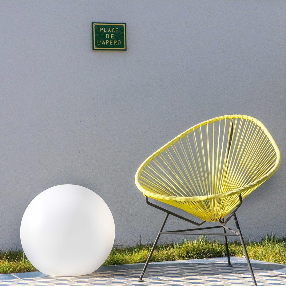 Boule lumineuse secteur BOBBY D50CM