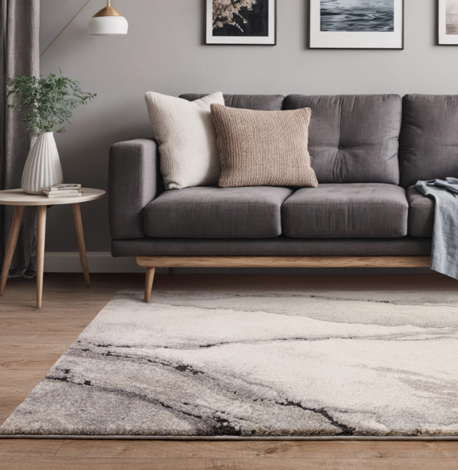 Tapis salon et chambre tissé plat HAVEN